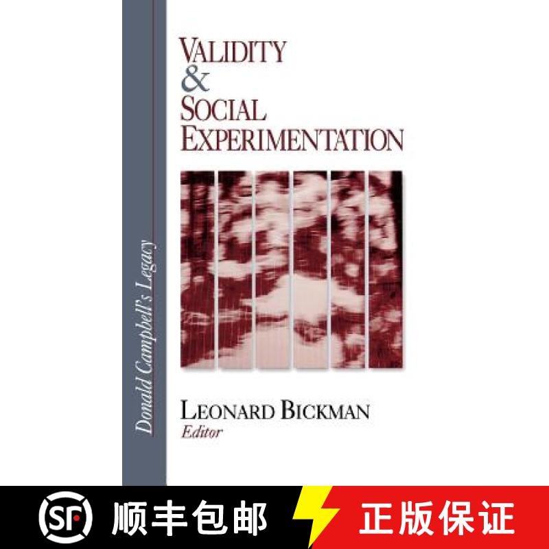 【3-4周达】Validity and Social Experimentation: Donald Campbell′s Legacy [9780761911609]