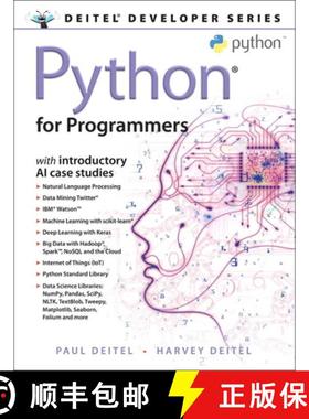 【3-4周达】Python for Programmers: with Big Data and Artificial Intelligence Case Studies [9780135224335]