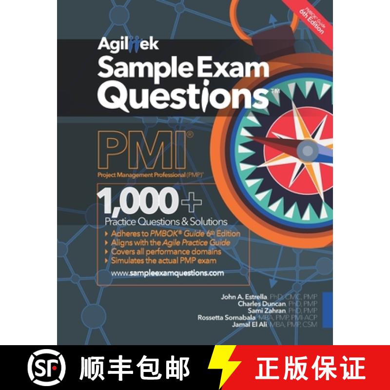 【3-4周达】Sample Exam Questions: PMI Project Management Professional (PMP) [9780978435486]