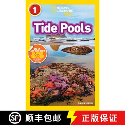 【3-4周达】精装 Tide Pools (National Geographic Kids Readers, Level 1) [9781426333446]