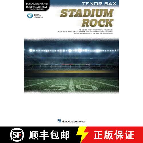 【3-4周达】Stadium Rock for Tenor Sax [9781540072023]