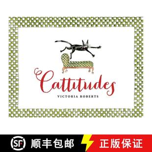 Cattitudes 9781623540234 wate... humorous 4周达 features original Irresistibly elegant over and