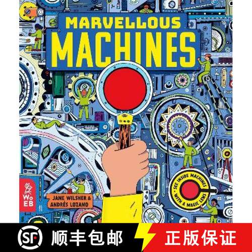 【3-4周达】精装 Marvellous Machines: A Magic Lens Book [9781912920198]