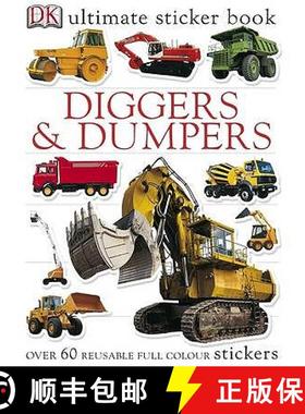 【3-4周达】Diggers & Dumpers Ultimate Sticker Book [9781405308861]
