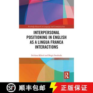 Franca Interpersonal 预订 English 9780367244897 Interactions Lingua Positioning