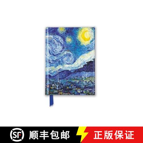 【3-4周达】Vincent Van Gogh: The Starry Night (Foiled Pocket Journal) [9781787558373]