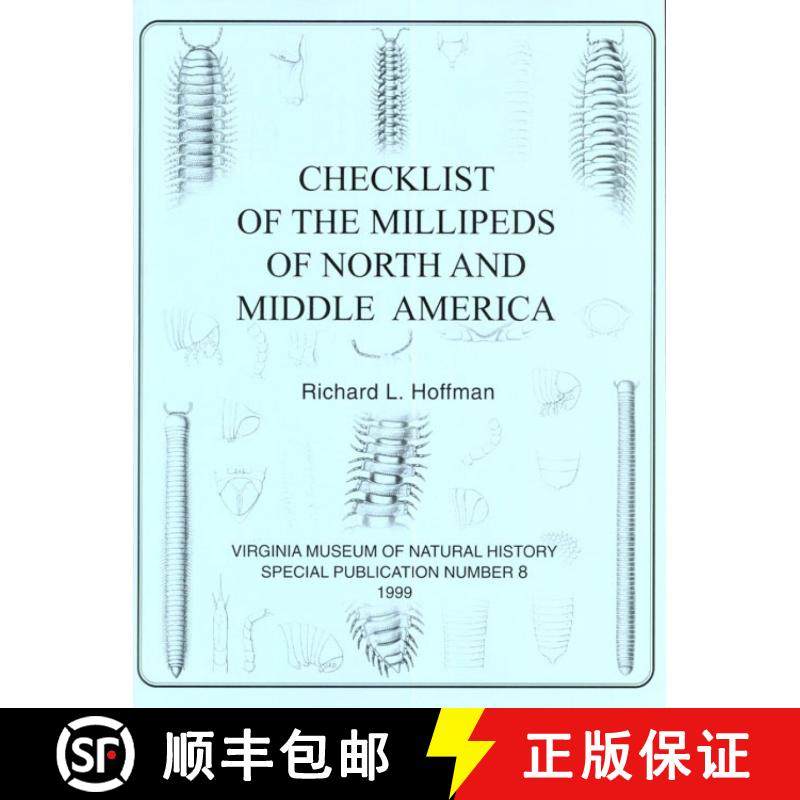 预订 Checklist of the Millipeds of North and Middle America [9781884549120]