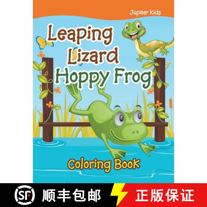 【3-4周达】Leaping Lizard Hoppy Frog Coloring Book [9781683263357]