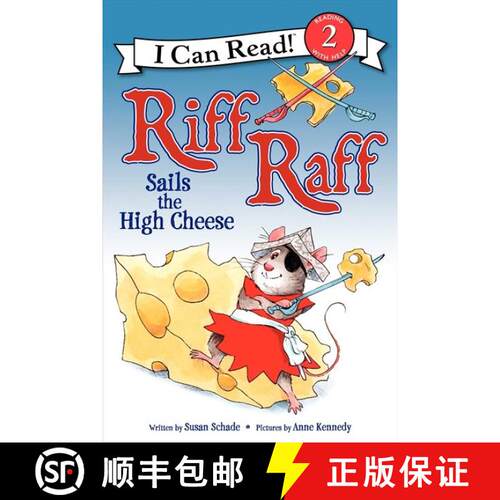 【3-4周达】Riff Raff Sails the High Cheese (I Can Read Book 2) [9780062305091]