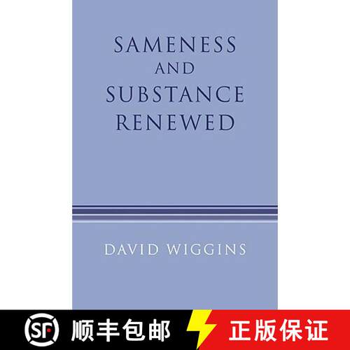 【3-4周达】Sameness and Substance Renewed [9780521456197]