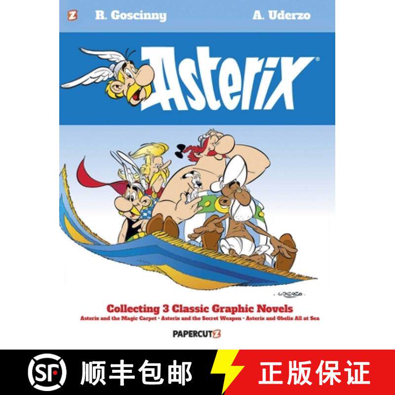 预订 Asterix Omnibus #10: Collecting Asterix and the Magic Carpet, Asterix and the Secret Weapon, and... [9781545809662]