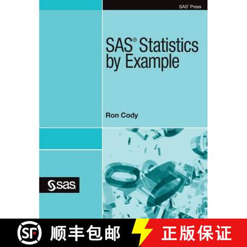 【3-4周达】精装 SAS Statistics by Example [9781635269109]