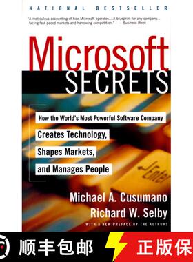 【3-4周达】Microsoft Secrets: How the World's Most Powerful Software Company Creates Technology, Shap... [9780684855318]