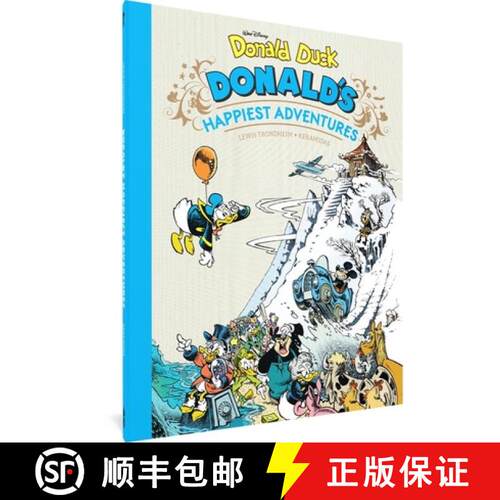 【3-4周达】精装 Walt Disney's Donald Duck: Donald's Happiest Adventures [9781683966661]