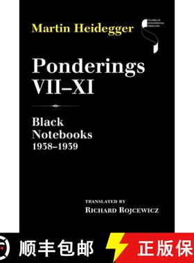 【3-4周达】Ponderings VII-XI: Black Notebooks 1938-1939 [9780253024718]