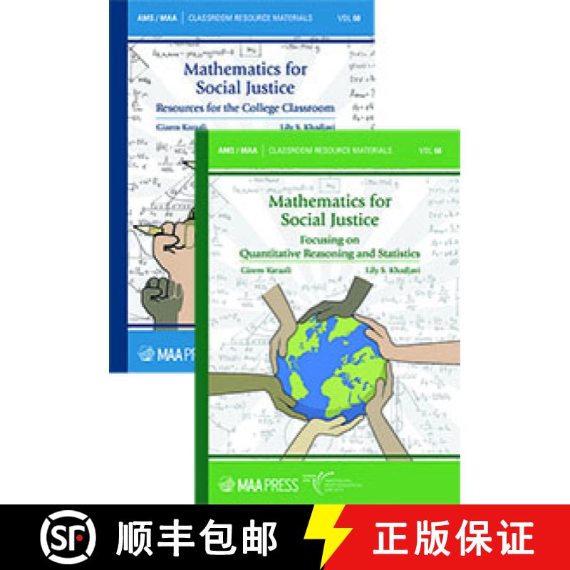 【3-4周达】Mathematics for Social Justice: Resources for the College Classroom and Focusing on Quanti... [9781470469177]