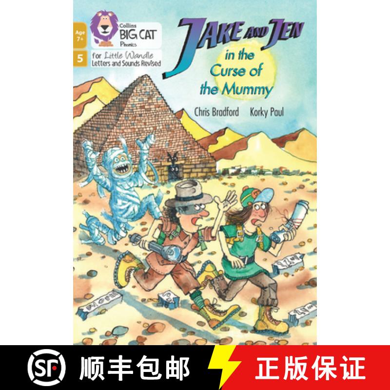 【3-4周达】Jake and Jen in the Curse of the Mummy: Phase 5 Set 5 [9780008668716]