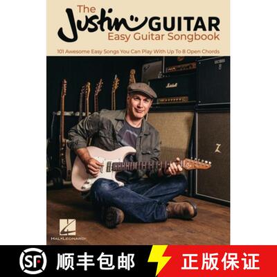 【3-4周达】The Justinguitar Easy Guitar Songbook: 101 Awesome Easy Songs You Can Play with Up to 8 Op... [9781540060204]