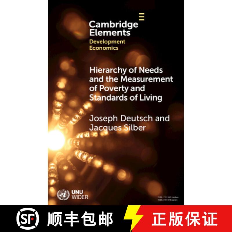 【3-4周达】Hierarchy of Needs and the Measurement of Poverty and Standards of Living [9781009358170]