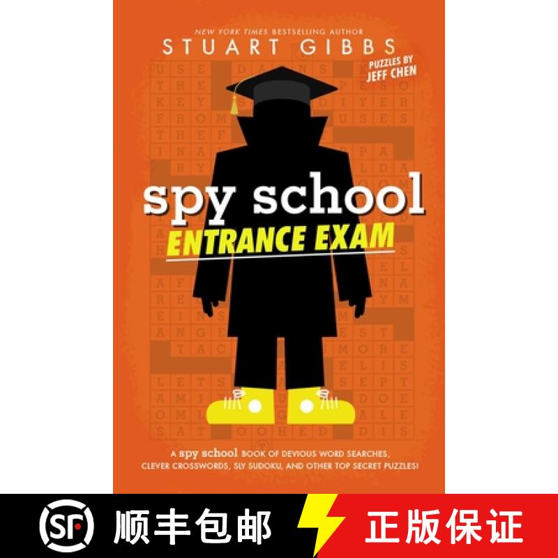 现货 间谍学校入学考试 Spy School Entrance Exam: A Spy School Book of Devious Word Searches, Clever Cr... [9781665951364]