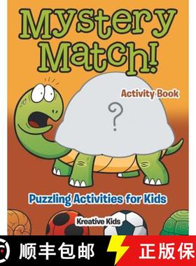 【3-4周达】Mystery Match! Puzzling Activities for Kids Activity Book [9781683770022]