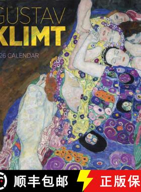 【3-4周达】Gustav Klimt 2026 Wall Calendar [9781087511283]