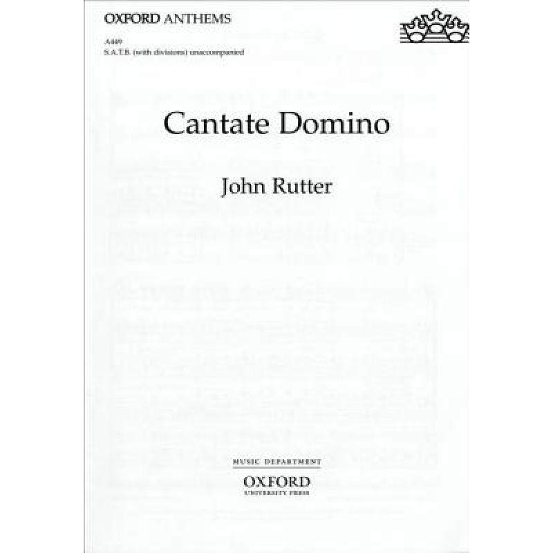 预订 cantate domino: vocal score [9780193533615]