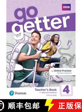 【3-4周达】GoGetter 4 Teacher's Book with MyEnglishLab & Online Extra Homework + DVD-ROM Pack [9781292210087]