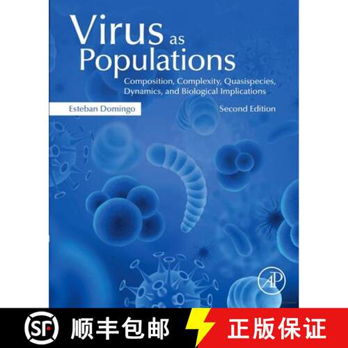 【3-4周达】Virus as Populations: Composition, Complexity, Dynamics, and Biological Implications [9780128008379]