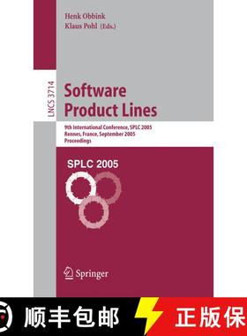 【3-4周达】Software Product Lines : 9th International Conference, SPLC 2005, Rennes, France, Septembe... [9783540289364]