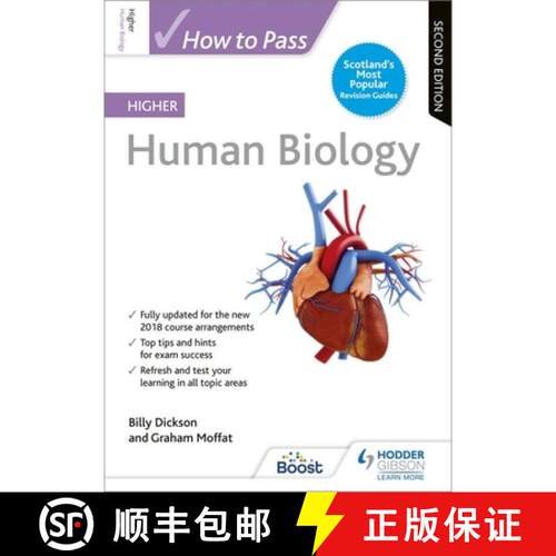 【3-4周达】How to Pass Higher Human Biology, Second Edition: For QS Exams [9781510452350]