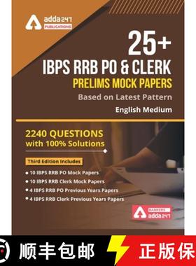 【3-4周达】25+ IBPS RRB Mock Papers for PO & Clerk Book [9789389924411]