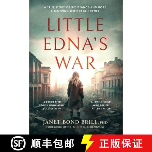 【3-4周达】精装 Little Edna's War: A True story of Resistance and Hope.  A Gripping WWII page-turner [9789493418646]