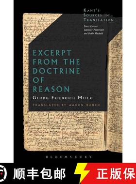 【3-4周达】Excerpt from the Doctrine of Reason [9781350276598]