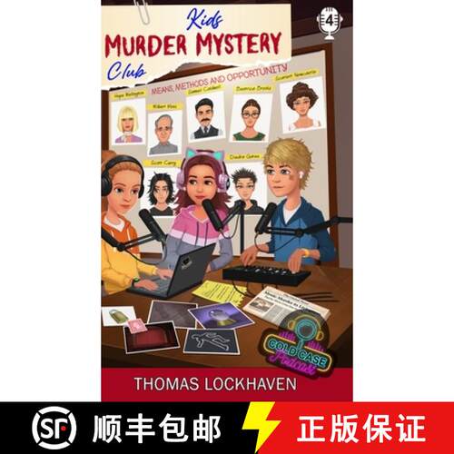 【3-4周达】精装 Case File 4 - Scarlett Newcastle: Kids Murder Mystery Club: Cold Case Podcast [9781639111510]