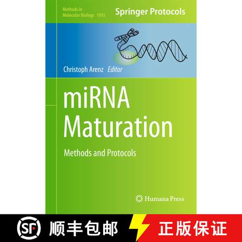 【3-4周达】精装 miRNA Maturation : Methods and Protocols [9781627037020]