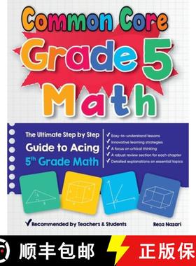【3-4周达】Common Core Grade 5 Math: The Ultimate Step by Step Guide to Acing 5th Grade Math [9781637195215]