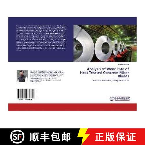 预订 Analysis of Wear Rate of Heat Treated Concrete Mixer Blades [9783330336407]