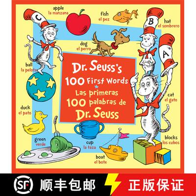 【3-4周达】Dr. Seuss's 100 First Words/Las primeras 100 palabras de Dr. Seuss (Bilingual Edition) [9780593430590]