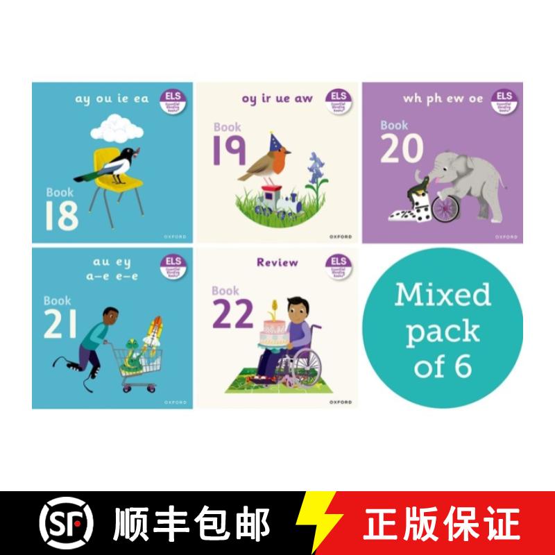 【3-4周达】Essential Letters and Sounds: Essential Blending Books: Phase 5: Mixed Pack of 6 [9781382037280]