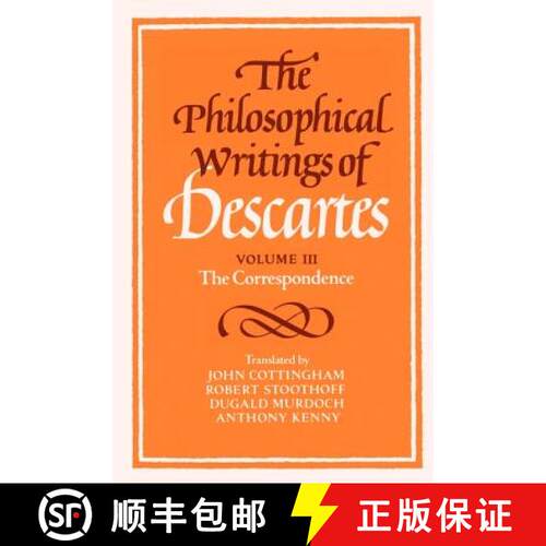 【3-4周达】The Philosophical Writings of Descartes: v. 3 [9780521423502]
