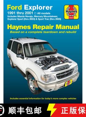【3-4周达】Ford Explorer & Mazda Navajo 1991 Thru 2001, Mercury Mountaineer 1997 Thru 2001, Explorer ... [9781563925917]