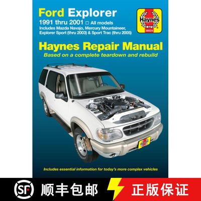 【3-4周达】Ford Explorer & Mazda Navajo 1991 Thru 2001, Mercury Mountaineer 1997 Thru 2001, Explorer ... [9781563925917]