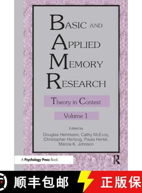 【3-4周达】Basic and Applied Memory Research: Volume 1: Theory in Context; Volume 2: Practical Applic... [9780805815436]