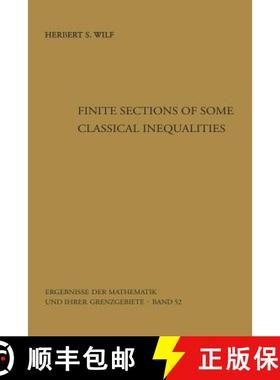 【3-4周达】Finite Sections of Some Classical Inequalities [9783642867149]