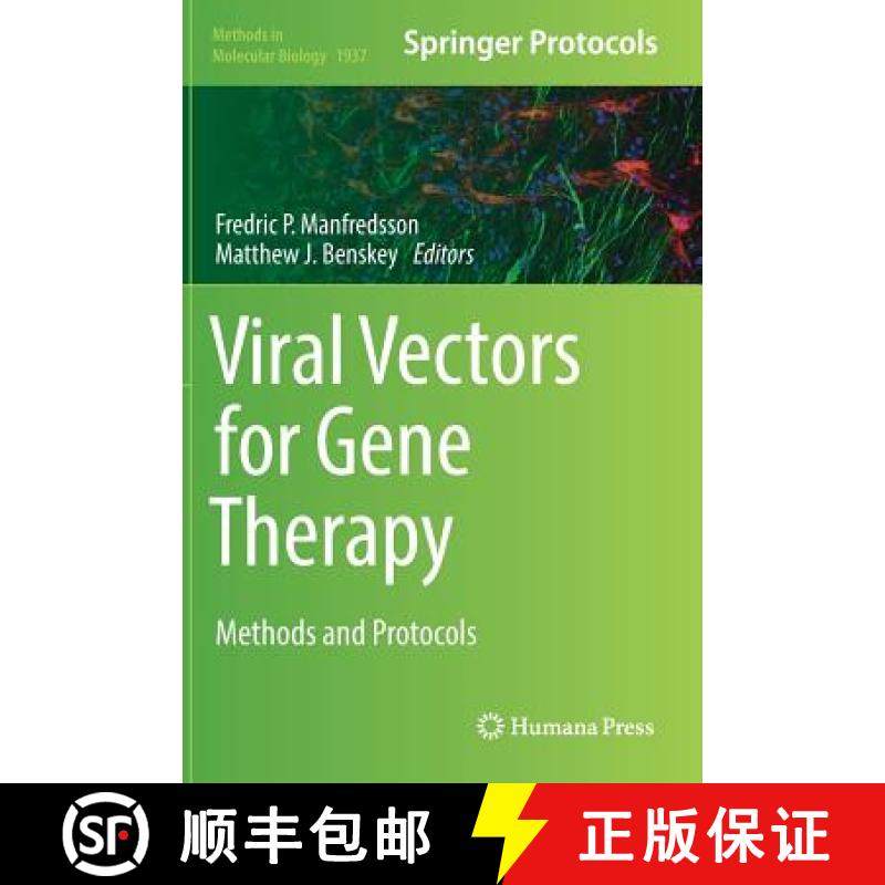 【3-4周达】Viral Vectors for Gene Therapy : Methods and Protocols [9781493990641]