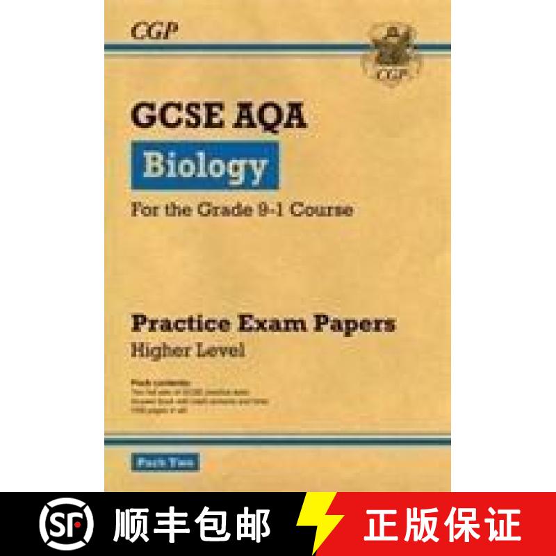 【2-3周达】Grade 9-1 GCSE Biology AQA Practice Papers: Higher Pack 2 [9781782948384]
