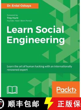 预订 Learn Social Engineering : Learn the art of human hacking with an internationally renowned expert [9781788837927]