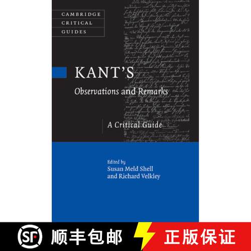 【3-4周达】Kant's Observations and Remarks: A Critical Guide - Kant's Observations and Remarks: A Cri... [9781107463158]