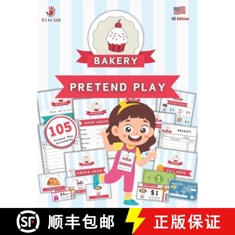 【3-4周达】Bakery Shop Pretend Play Accessories: Ready-to-Use Bakery Accessories and Props for Kids U... [9788197883095]